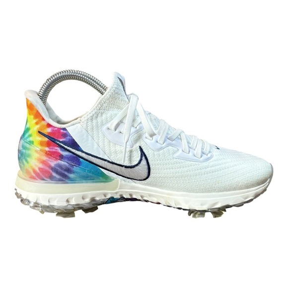 Nike Air Zoom Infinity Tour Peace Love Golf Shoes White Women Size 8 Men 6.5 - Picture 1 of 16
